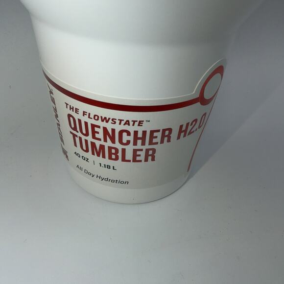 LIMITED Stanley Target 40 oz Quencher Flowstate Frost Polka Dot 2025 white gold - Picture 3 of 5